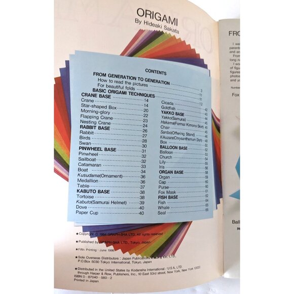 Japanese Art Furoshiki And Origami 2 Books Paperback Illustrated - Picture 15 of 16